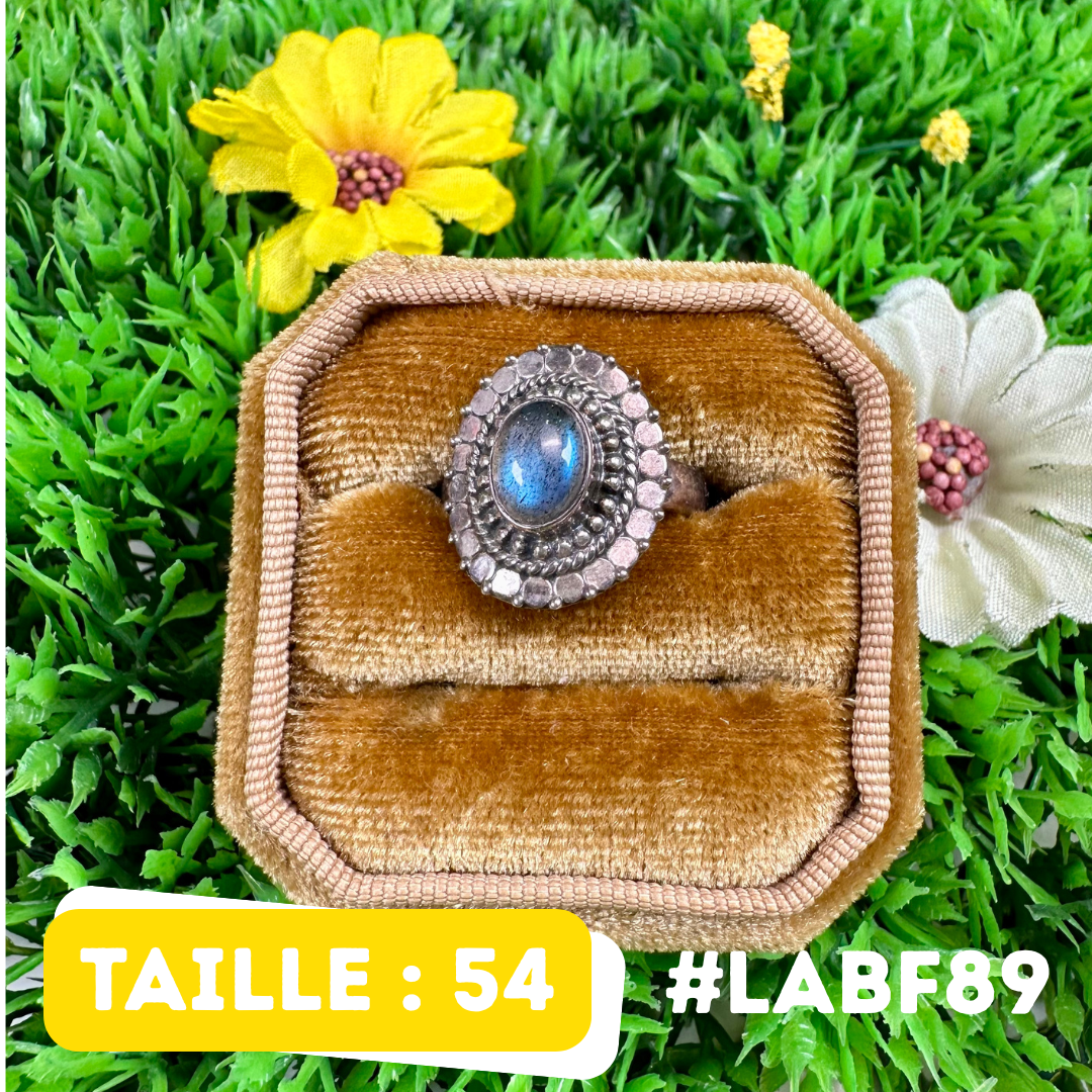 Bague Labradorite Bluefire #LABF89