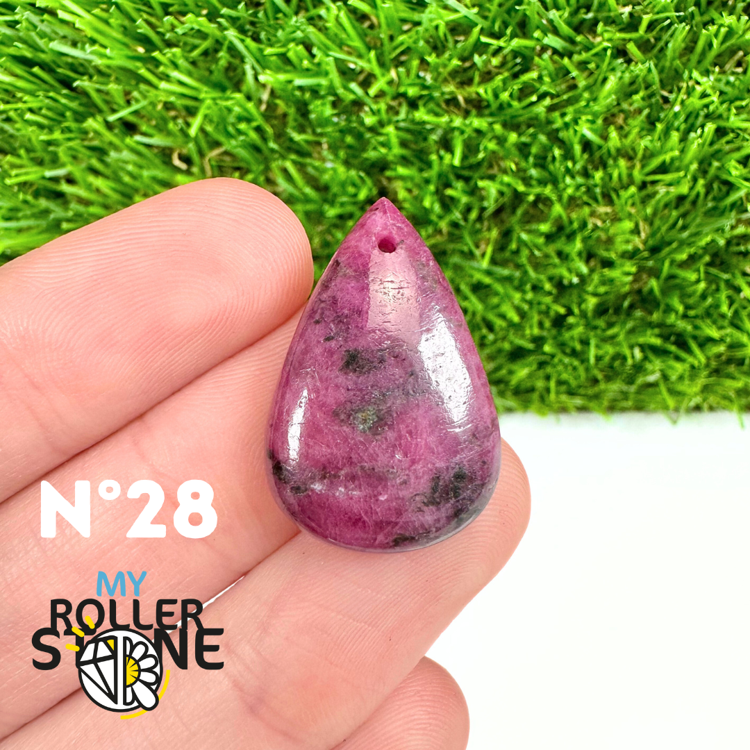 Pendentif Percé Rubis 3A