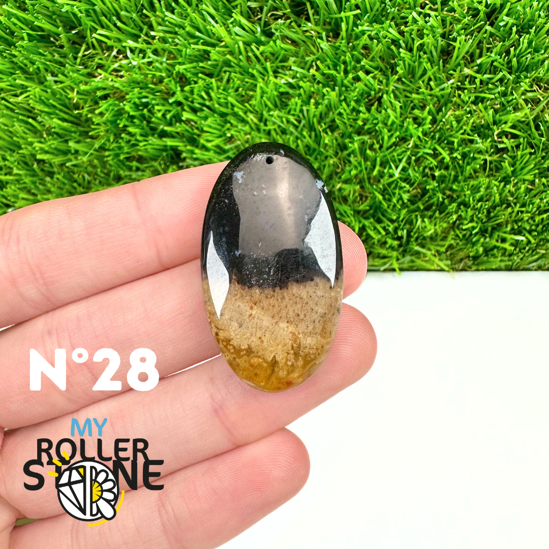 Pendentif Agate Racine de Palmier