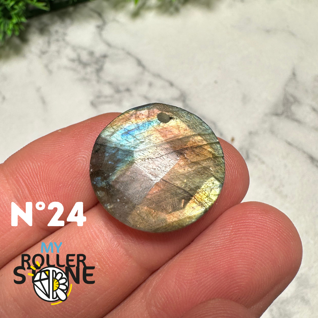 Pendentifs Labradorite forme Libre Facettée