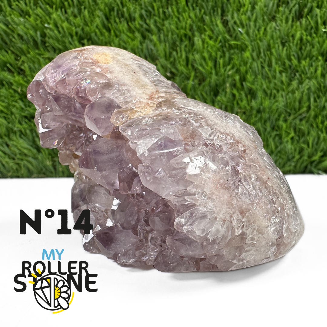 Géode Améthyste Rose du Brésil #14