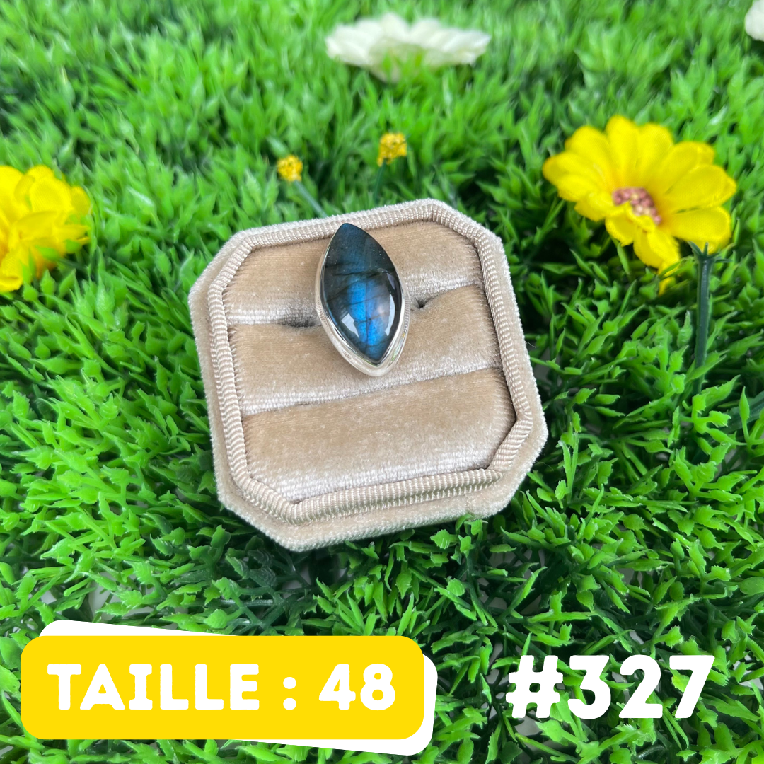 Bague Labradorite Bluefire #327