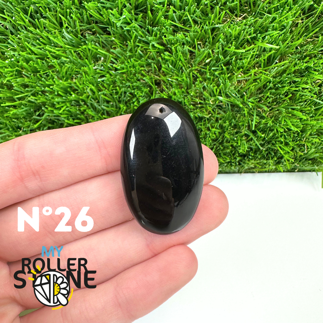 Pendentif Percé Tourmaline Noire