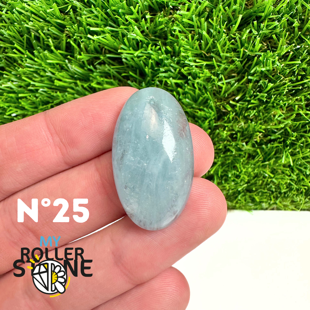 Pendentif Percé Aigue marine 5A