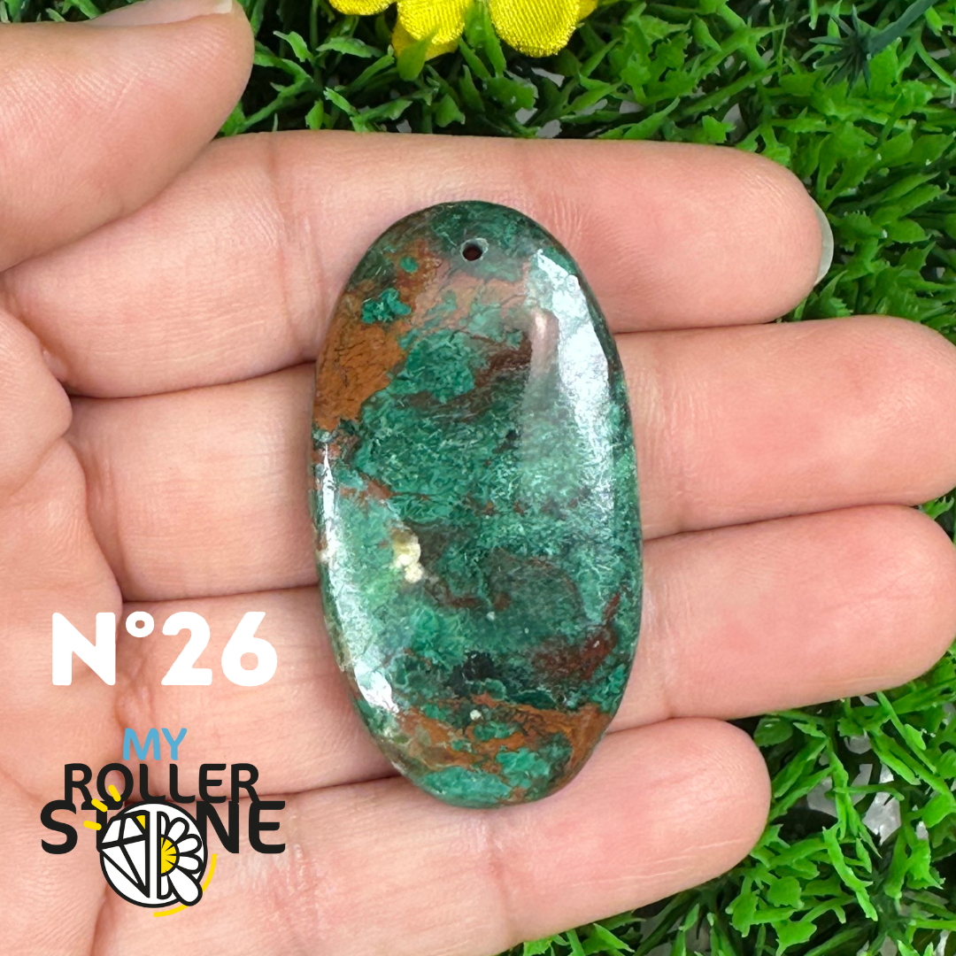 Pendentif Percé Chrysocolle