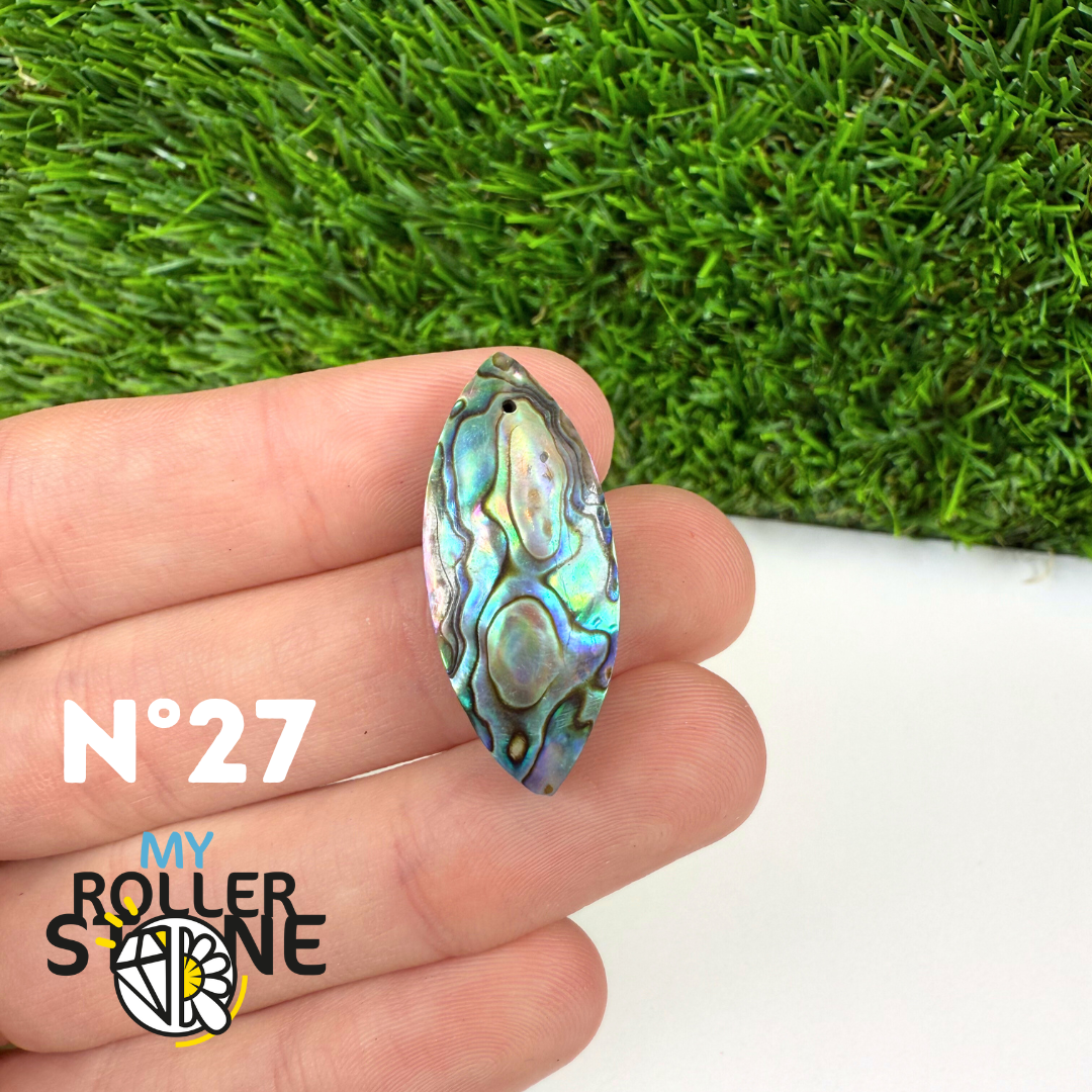 Pendentif en Abalone Forme Libre 5A
