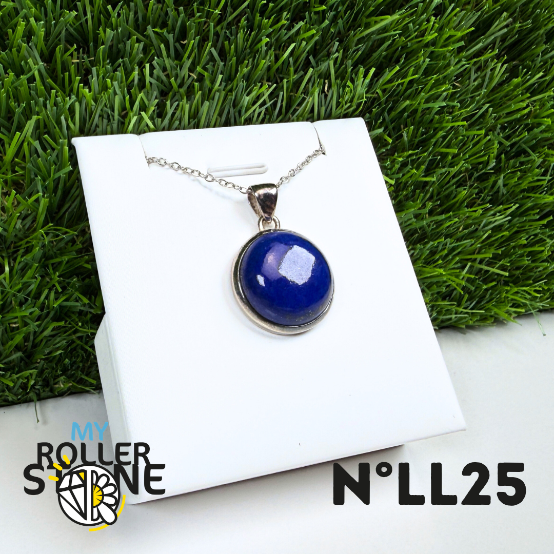 Pendentif Argent 925 Lapis Lazuli #25