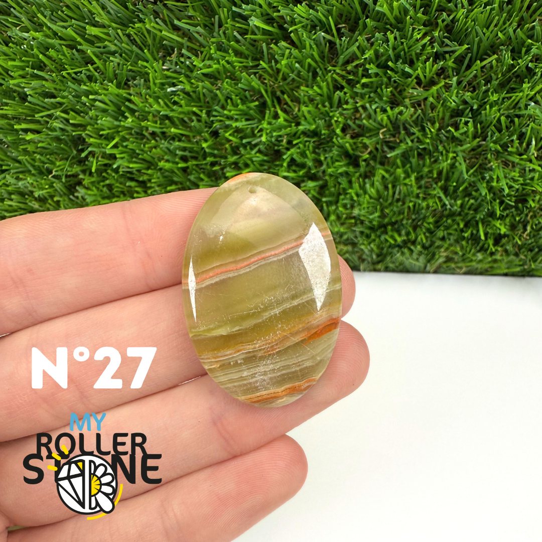 Pendentif Calcite Verte 5A Percé