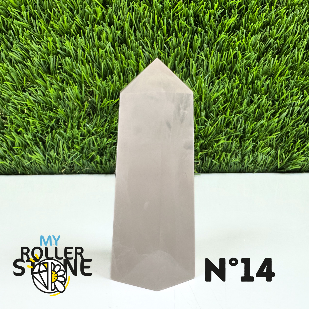 Pointes Pierre Quartz Rose