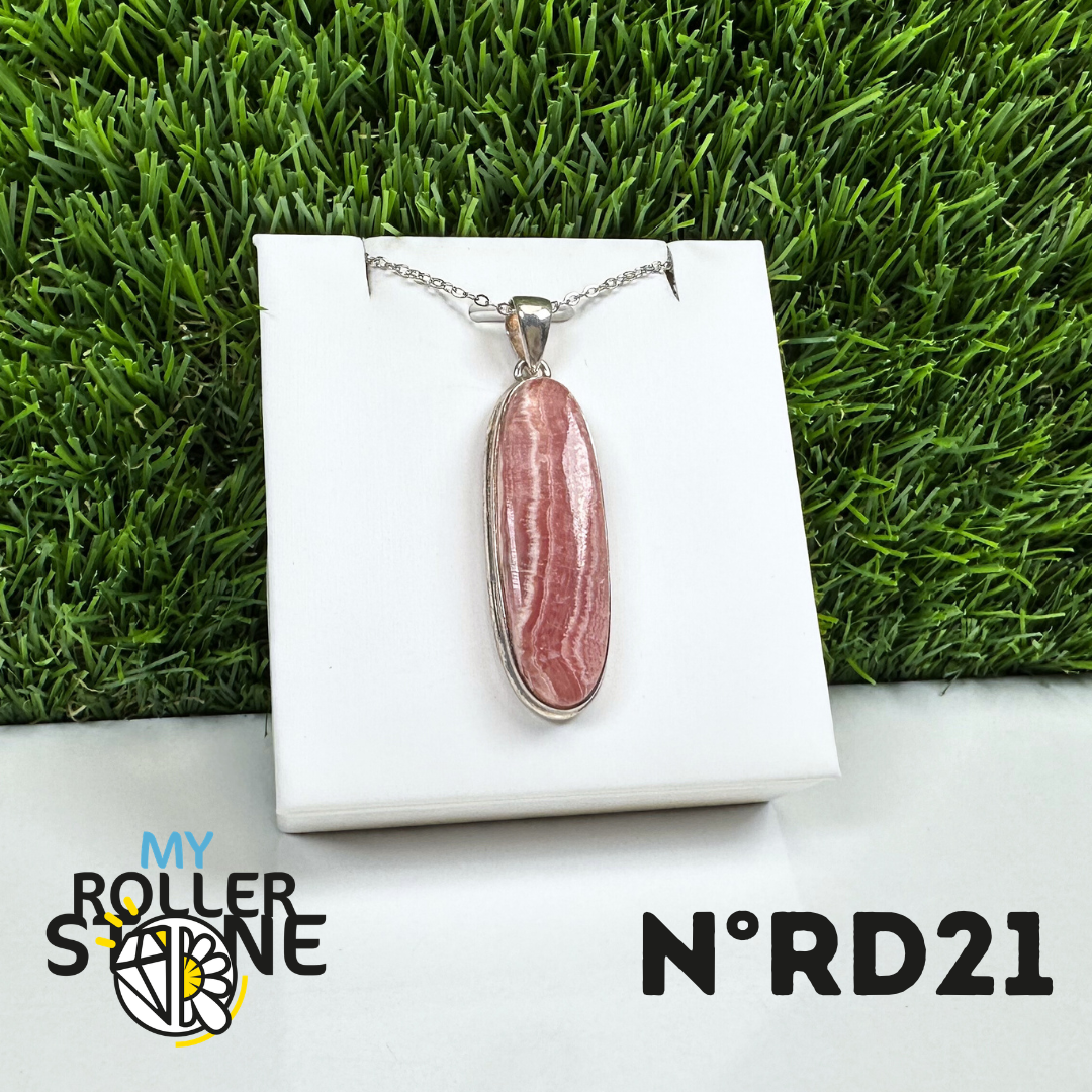 Pendentif Argent Rhodochrosite #21