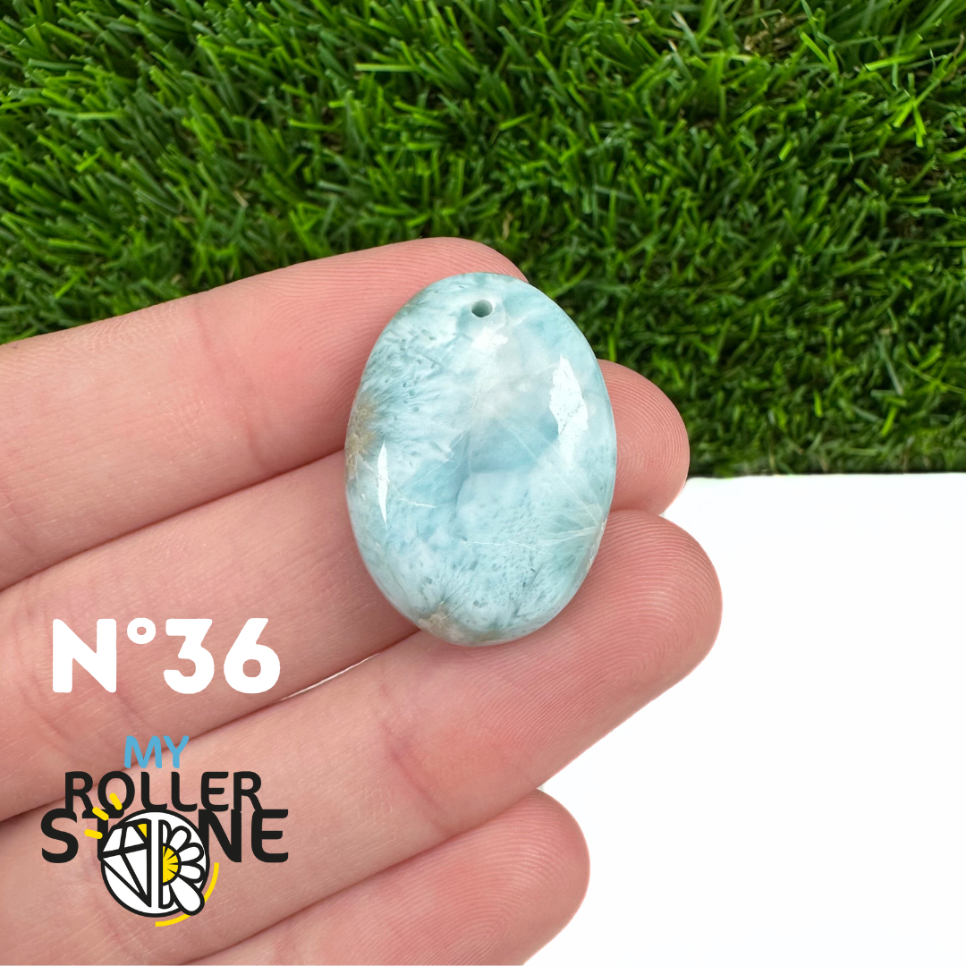 Pendentif Larimar 5A percé