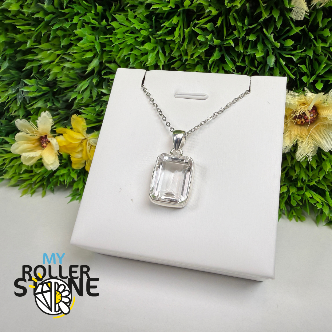 Pendentif Cristal de Roche Argent 925 – CRYP1926