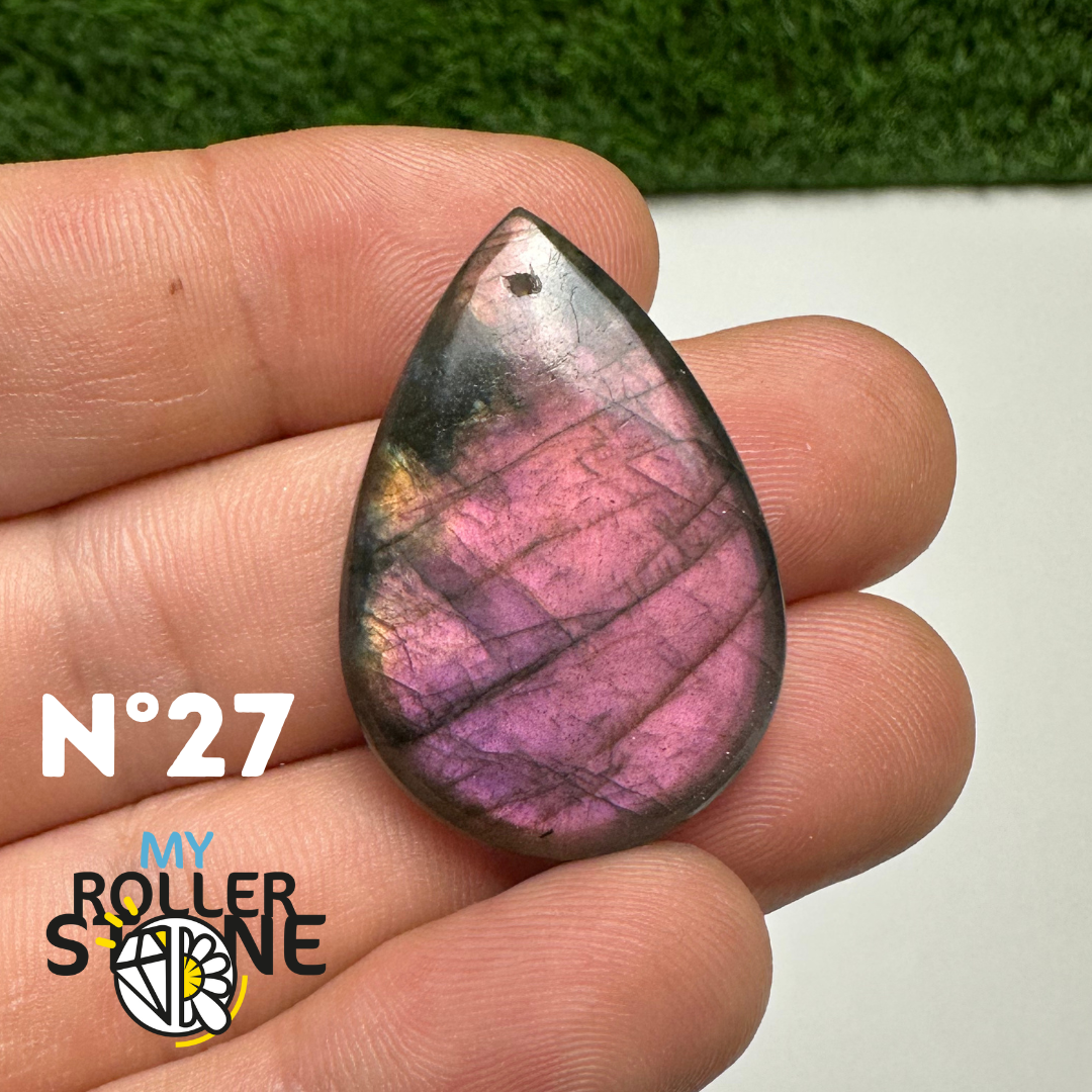 Pendentifs Labradorite Violette forme Libre 5A