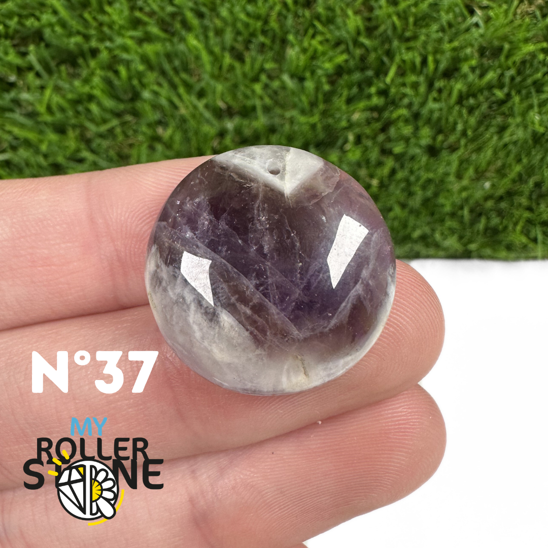 Pendentif Améthyste Chevron Percé 5A