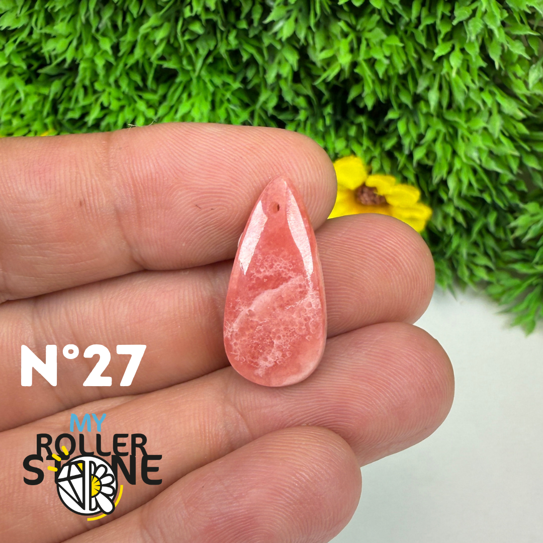 Pendentif percé Rhodochrosite Qualité gemme
