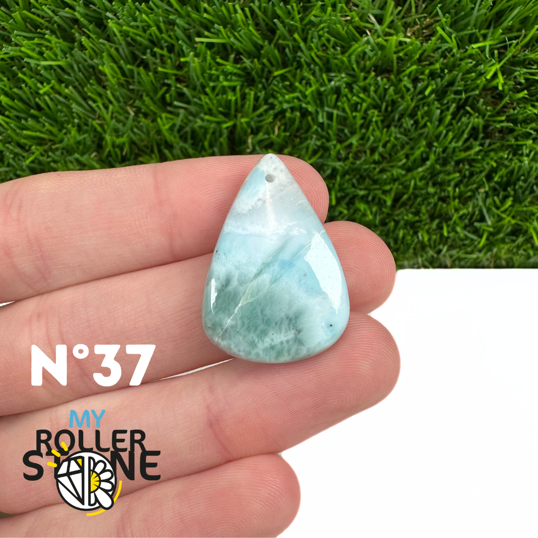 Pendentif Larimar 5A percé