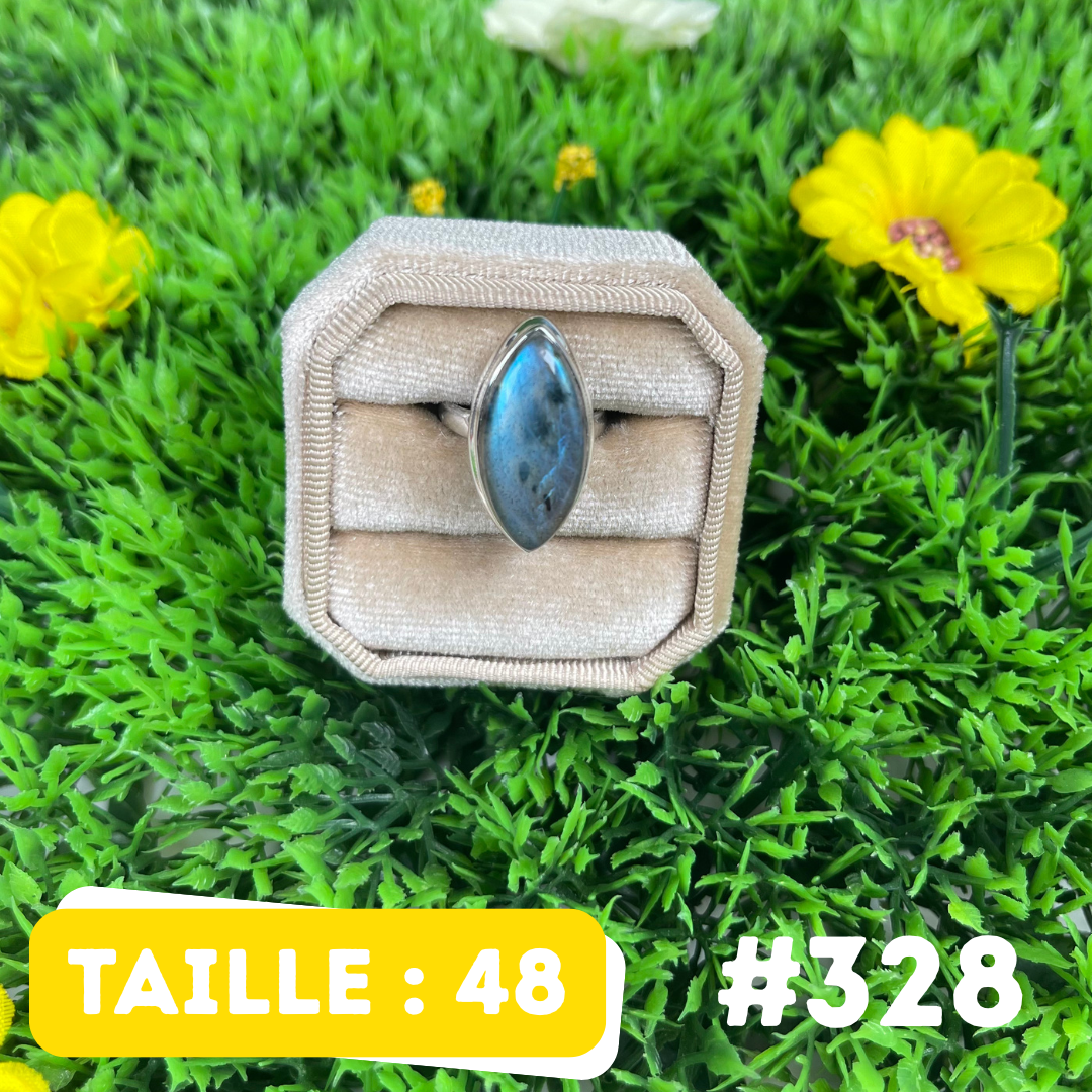 Bague Labradorite Bluefire #328