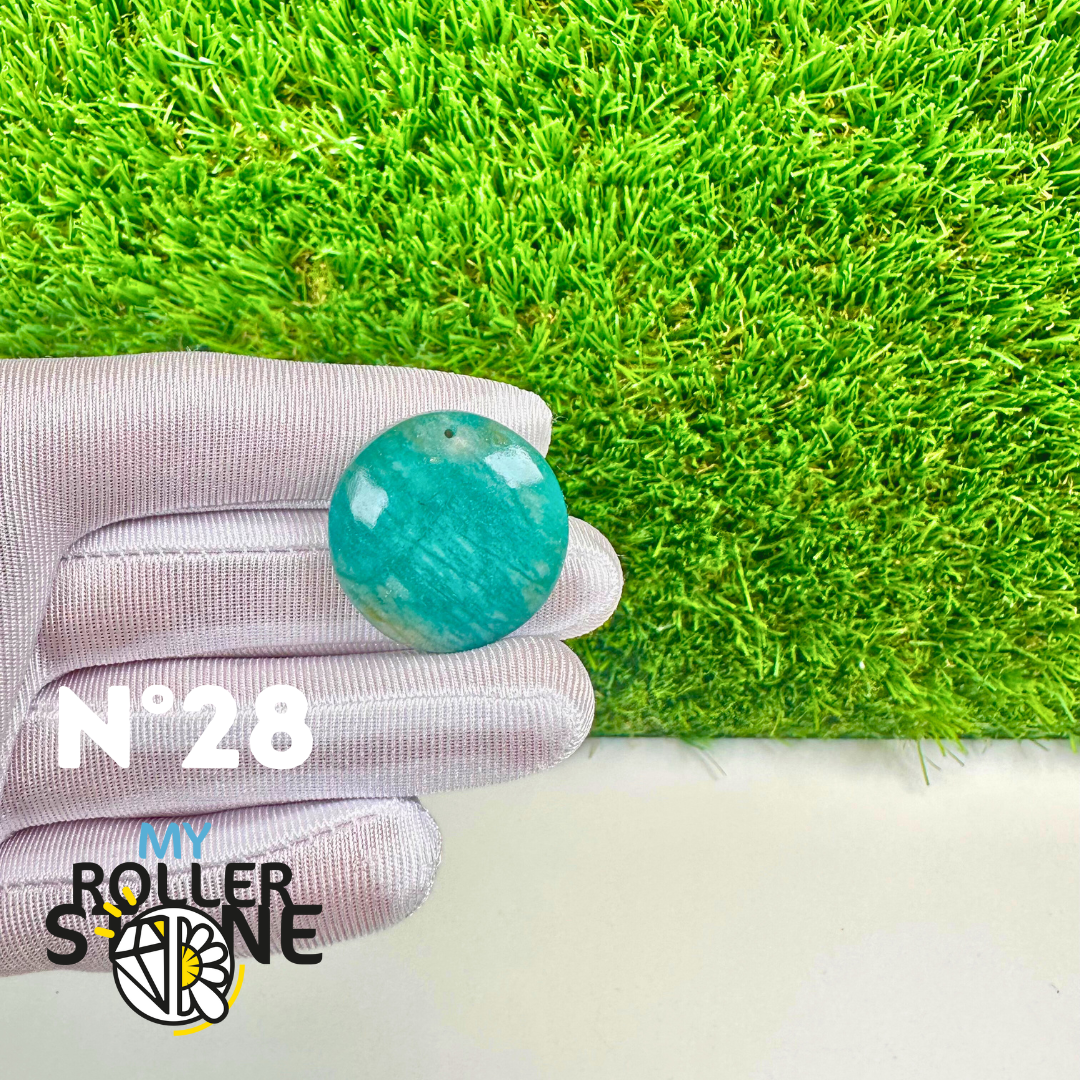 Pendentif Amazonite bleue