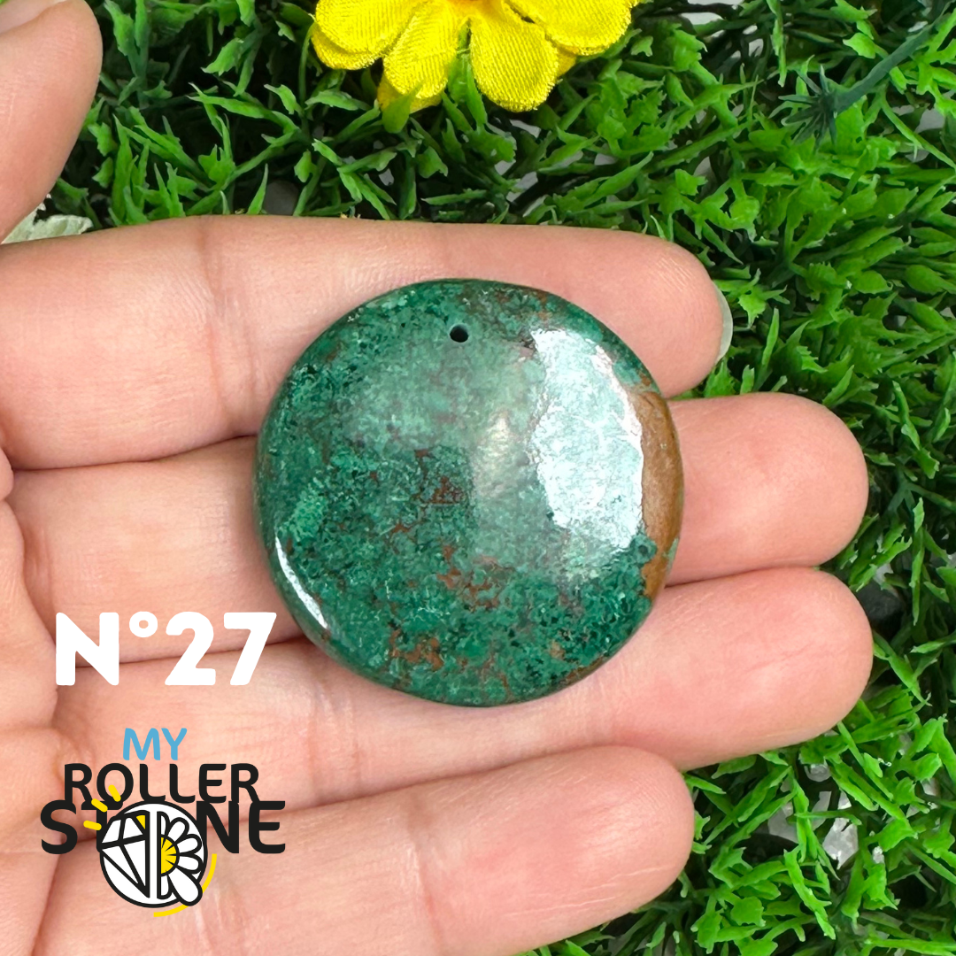 Pendentif Percé Chrysocolle