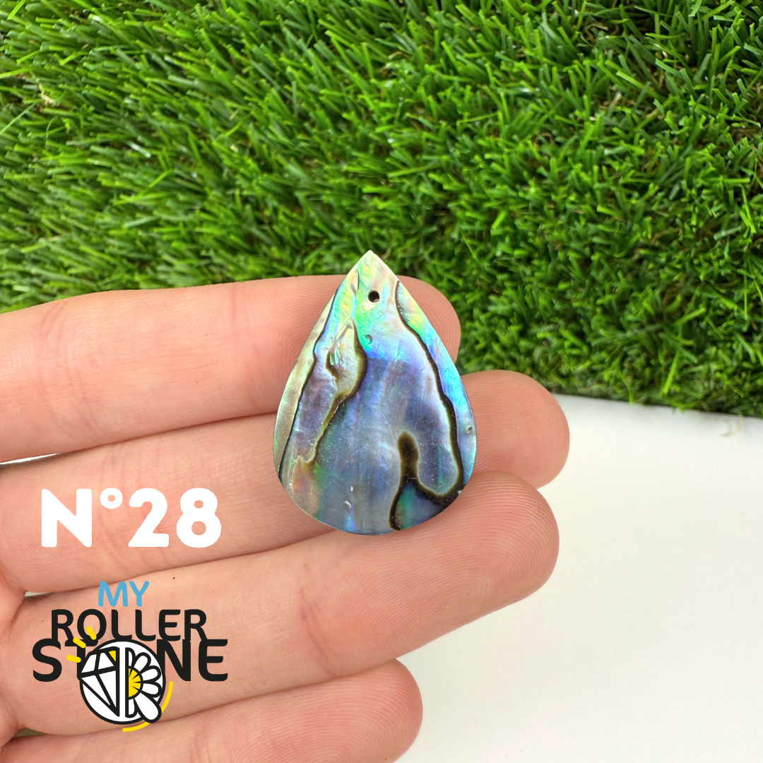Pendentif en Abalone Forme Libre 5A