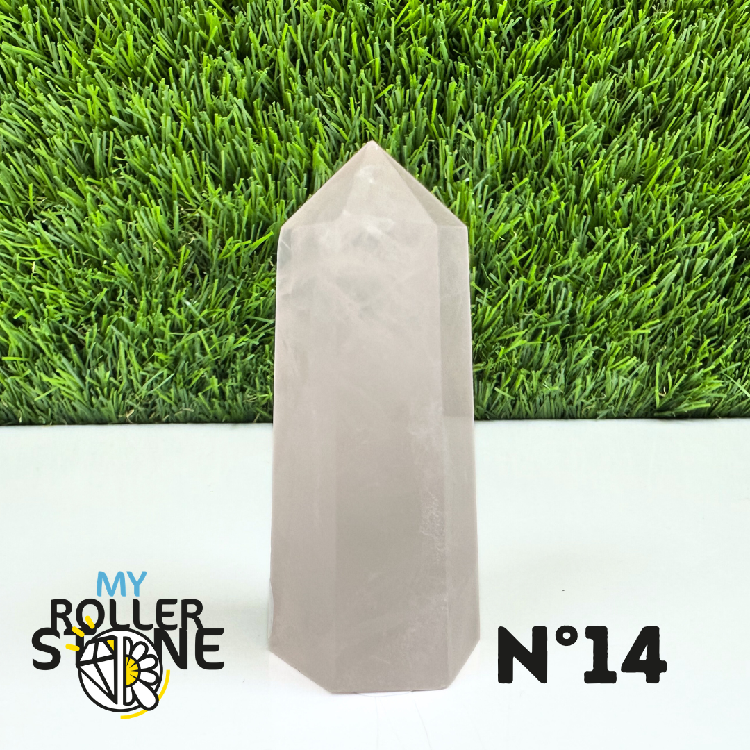 Pointes Pierre Quartz Rose