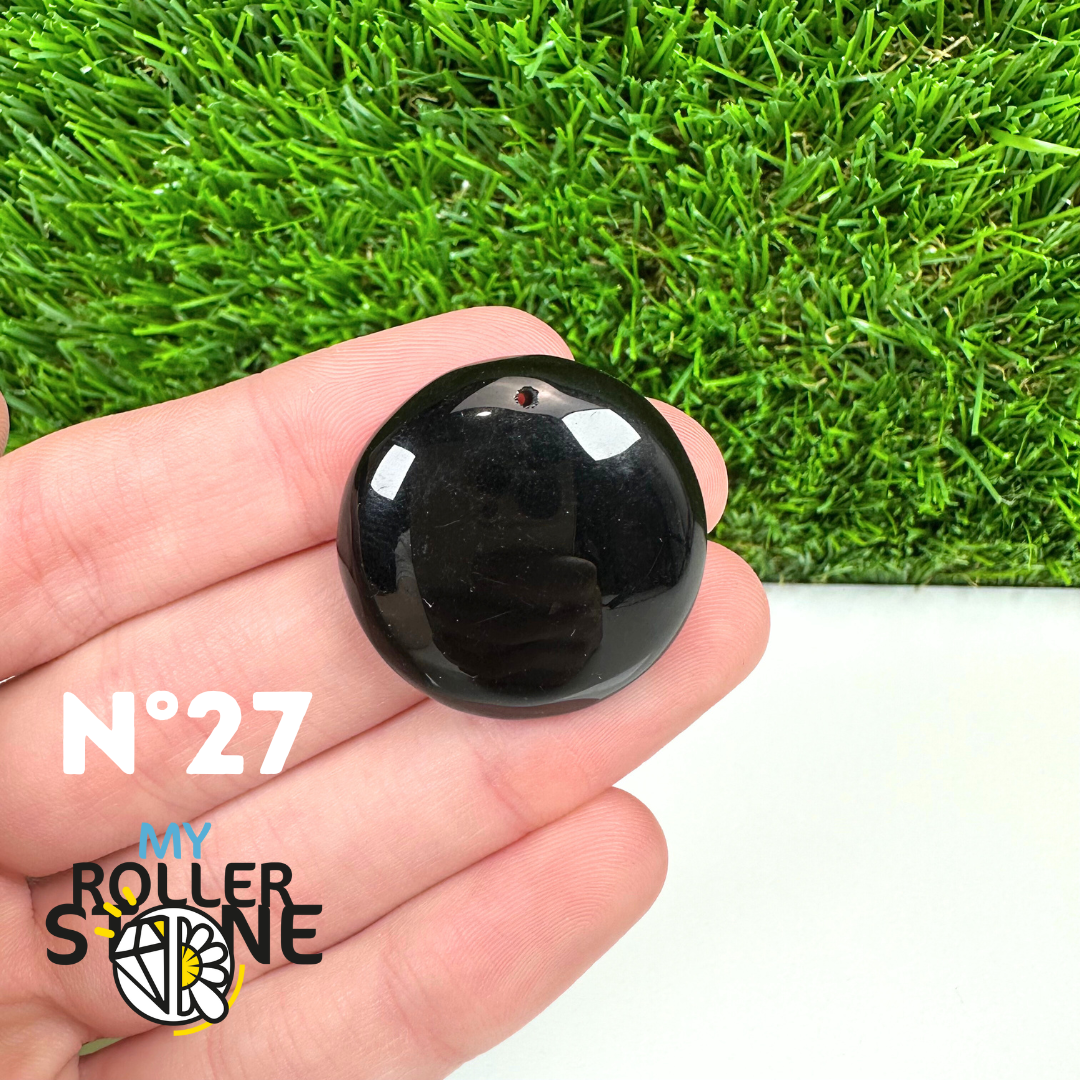 Pendentif Percé Tourmaline Noire