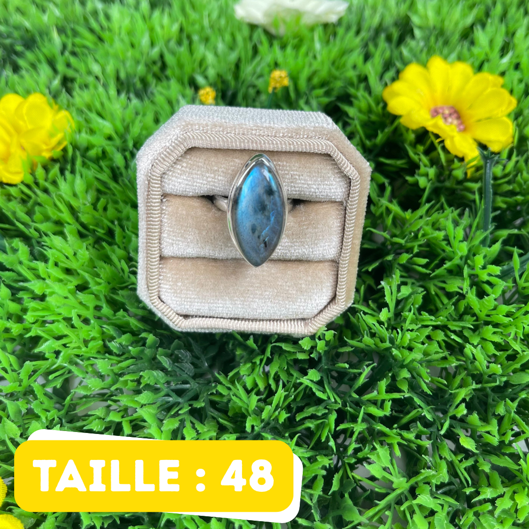 Bague Labradorite Bluefire #328