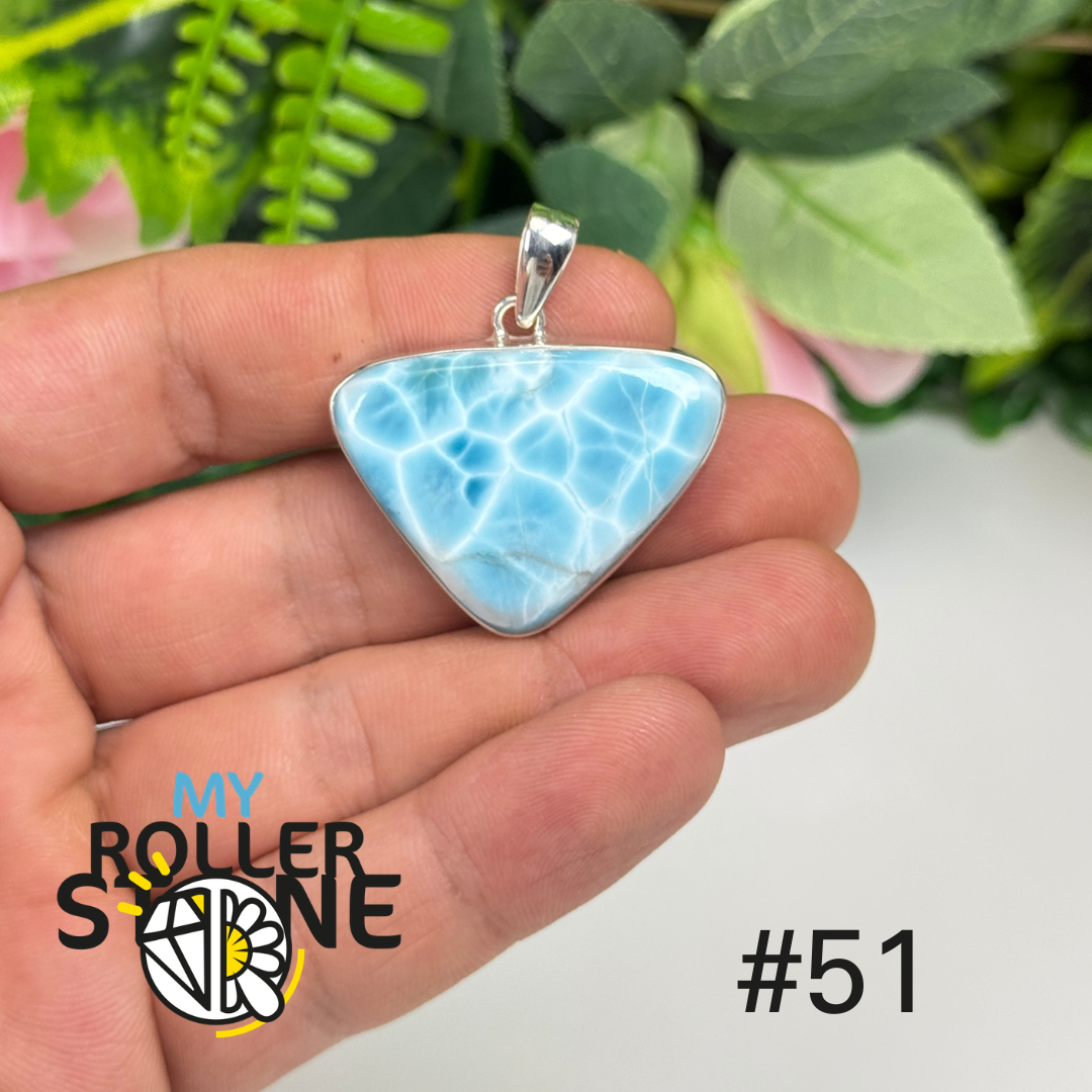 Pendentif argent larimar #IP51