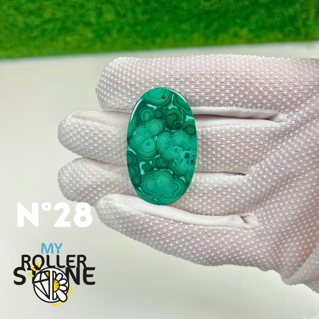 Pendentif Malachite 5A percé