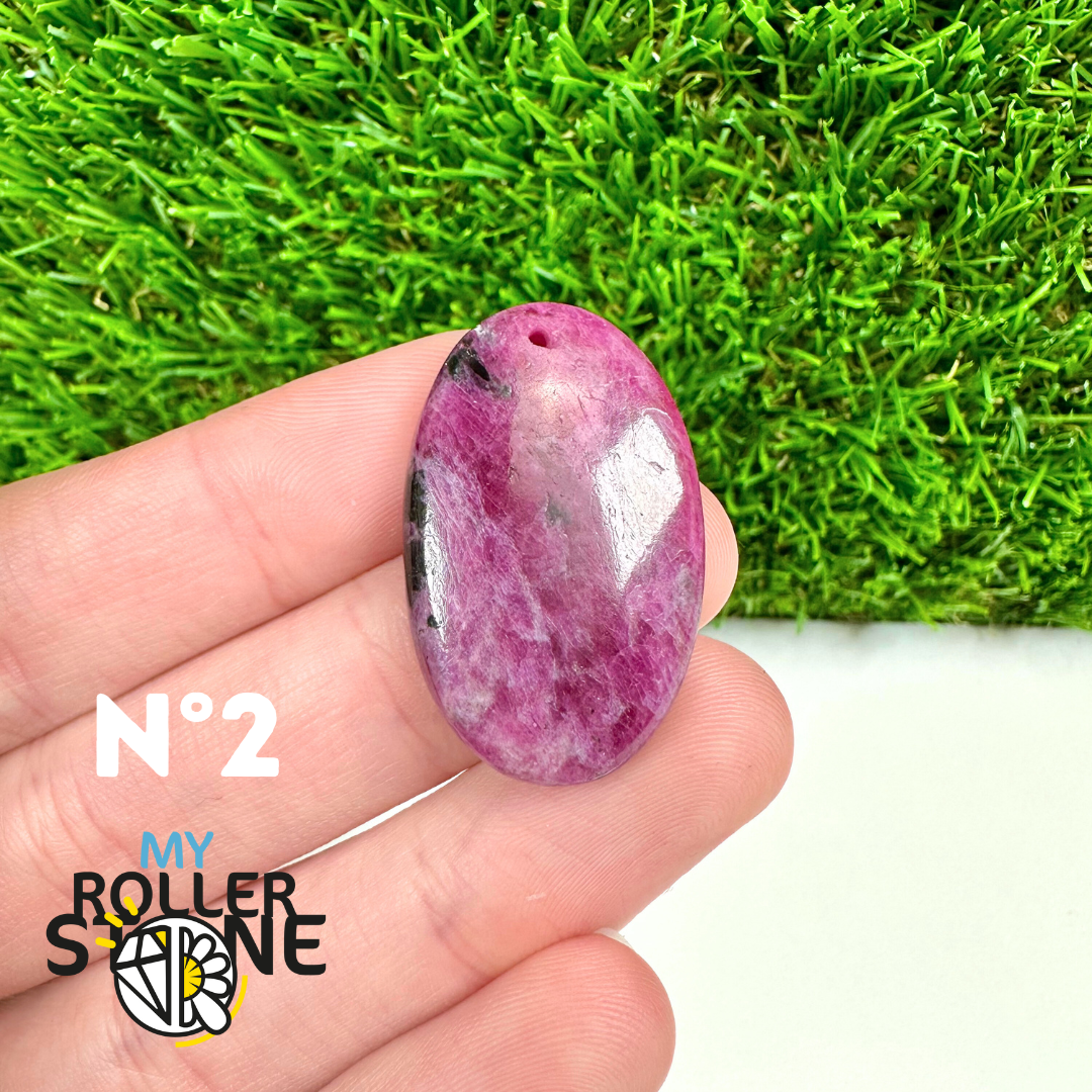 Pendentif Percé Rubis 3A