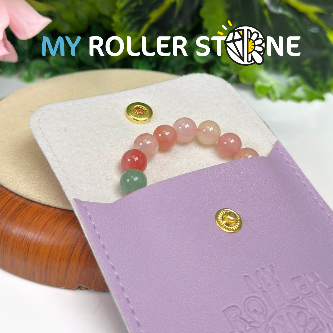 Bracelet perle Agate multicolore naturelle 5A