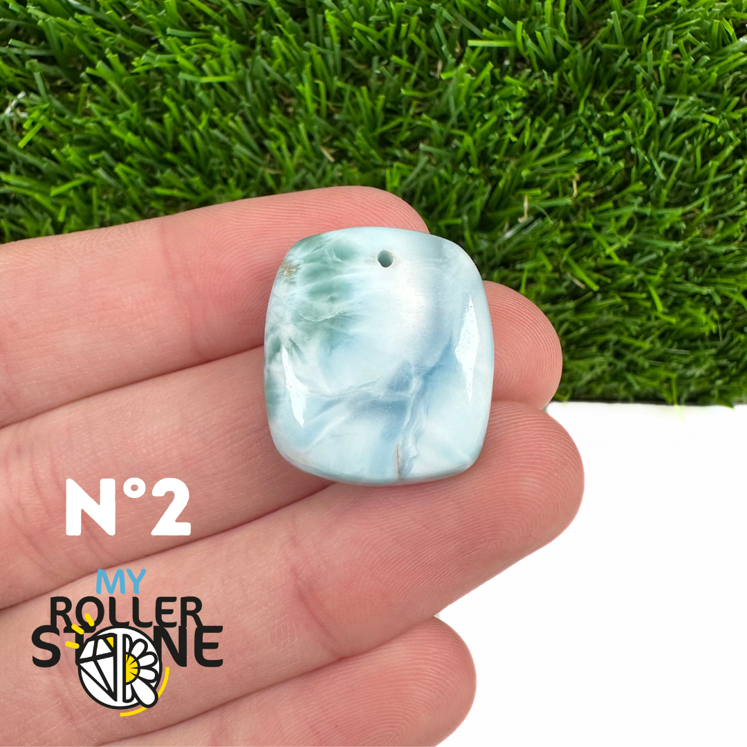 Pendentif Larimar 5A percé