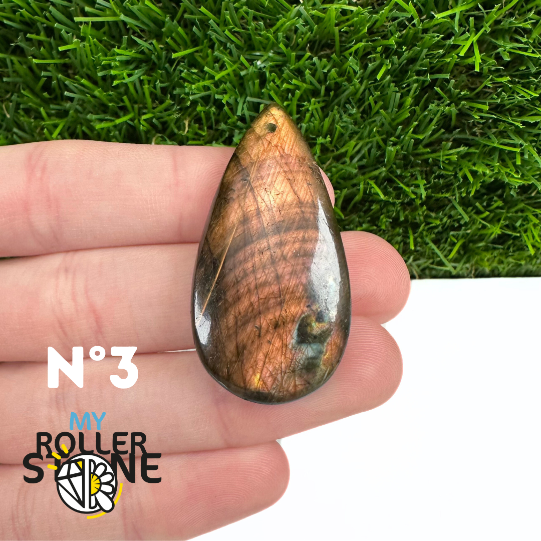 Pendentifs Labradorite Violette forme Libre 5A