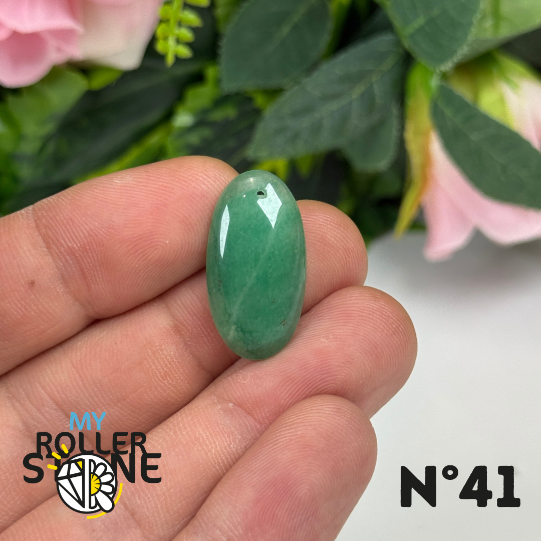 Pendentif Aventurine Percé 5A