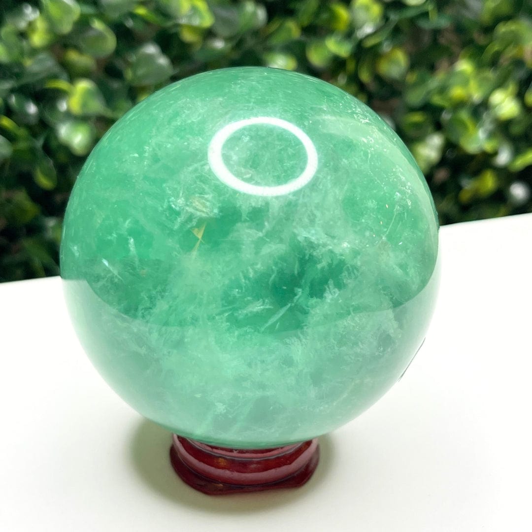 Sphère Pierre Fluorite Verte #4