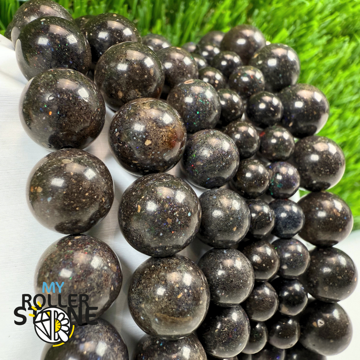 Bracelet Opale noire 3A