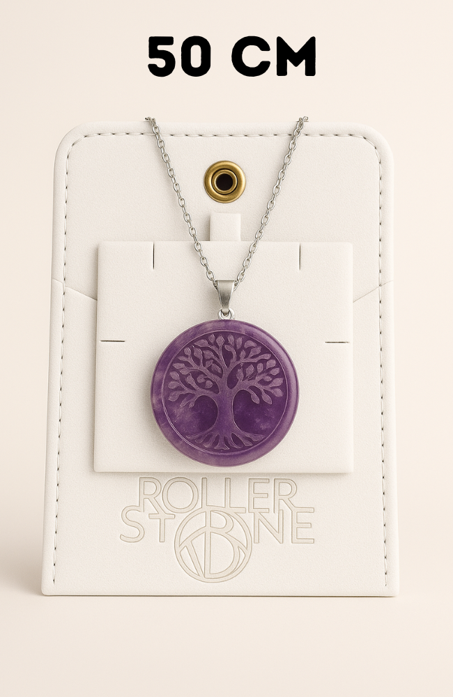 Box pendentif symbole couleur argent - 50 cm (Chaîne +Bélière+Boite)