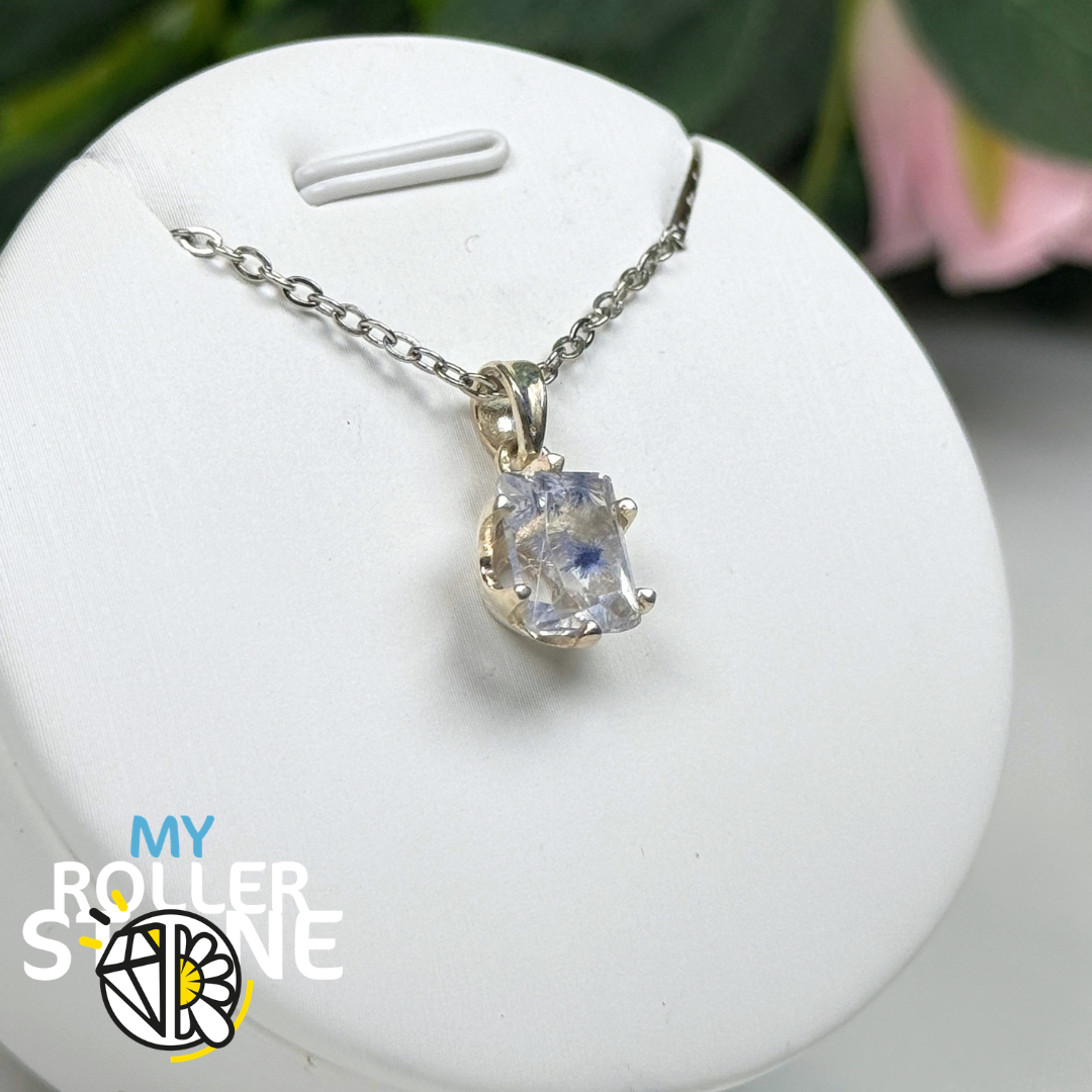 Pendentif Dumortiérite Cristallisée #1