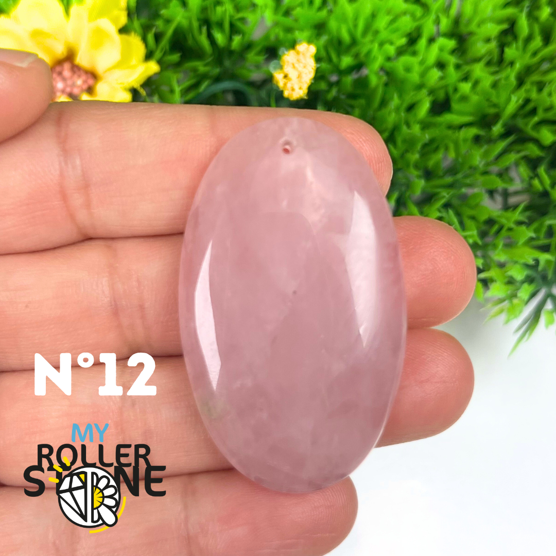 Pendentif Quartz rose percé