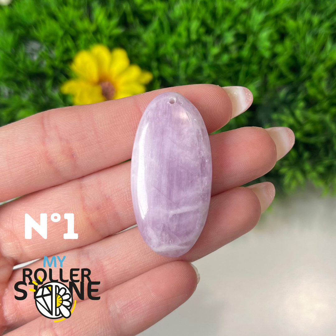 Pendentif Kunzite 5A percé