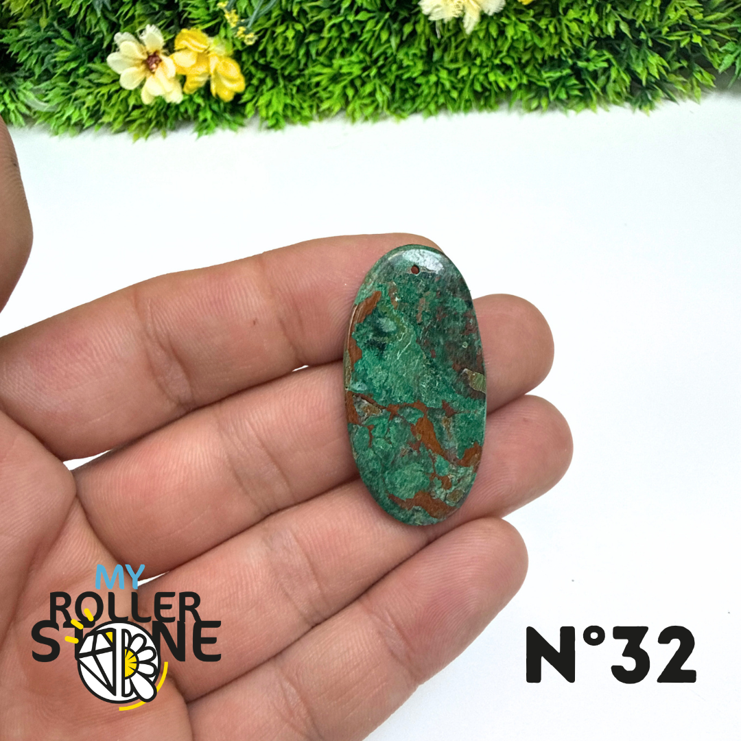 Pendentif Percé Chrysocolle