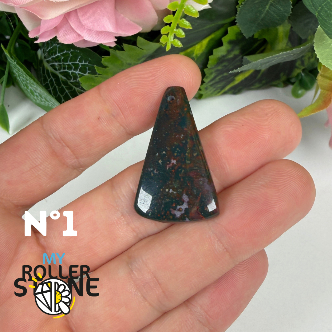 Pendentif Percé Héliotrope