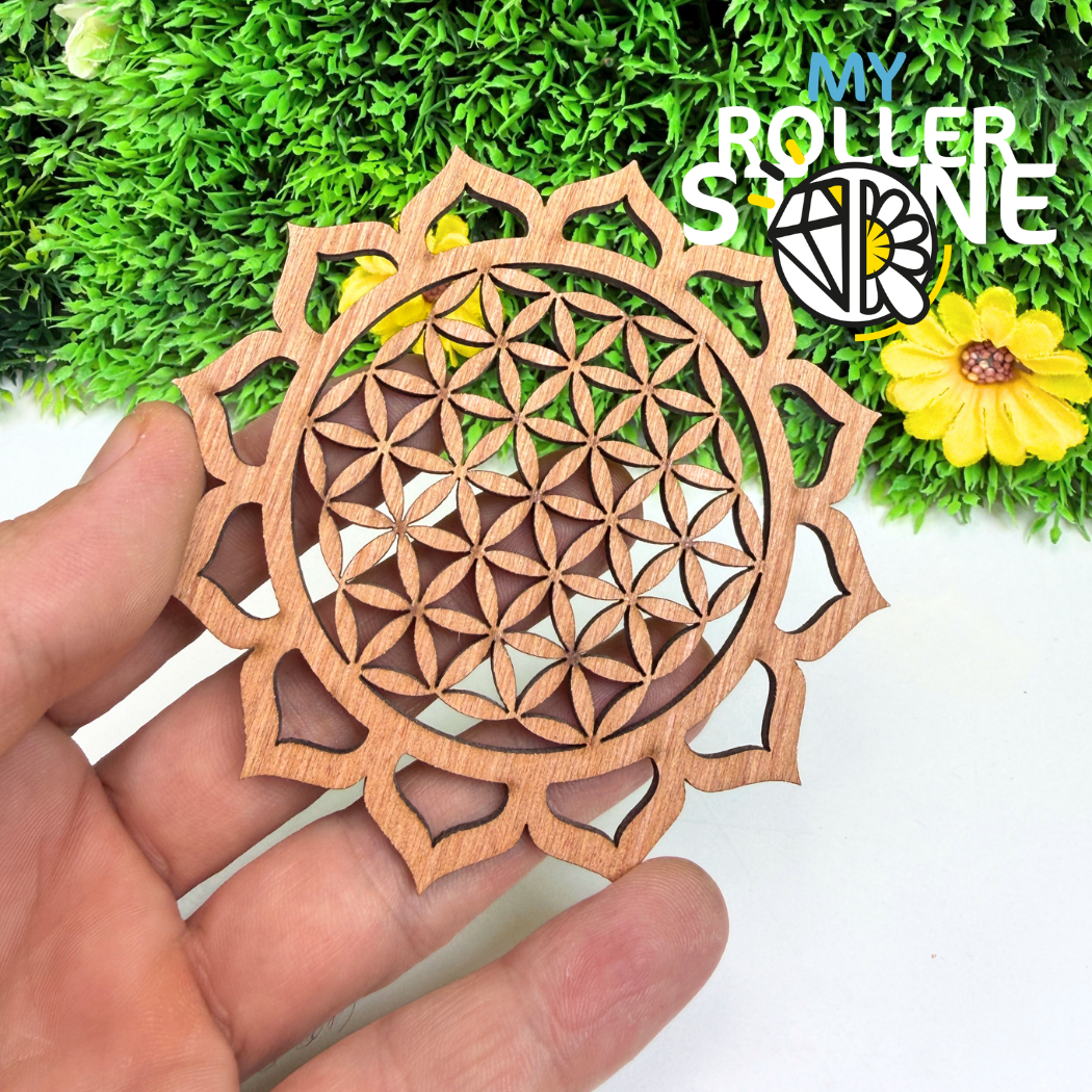 Fleur de Vie en bois d'okoumé