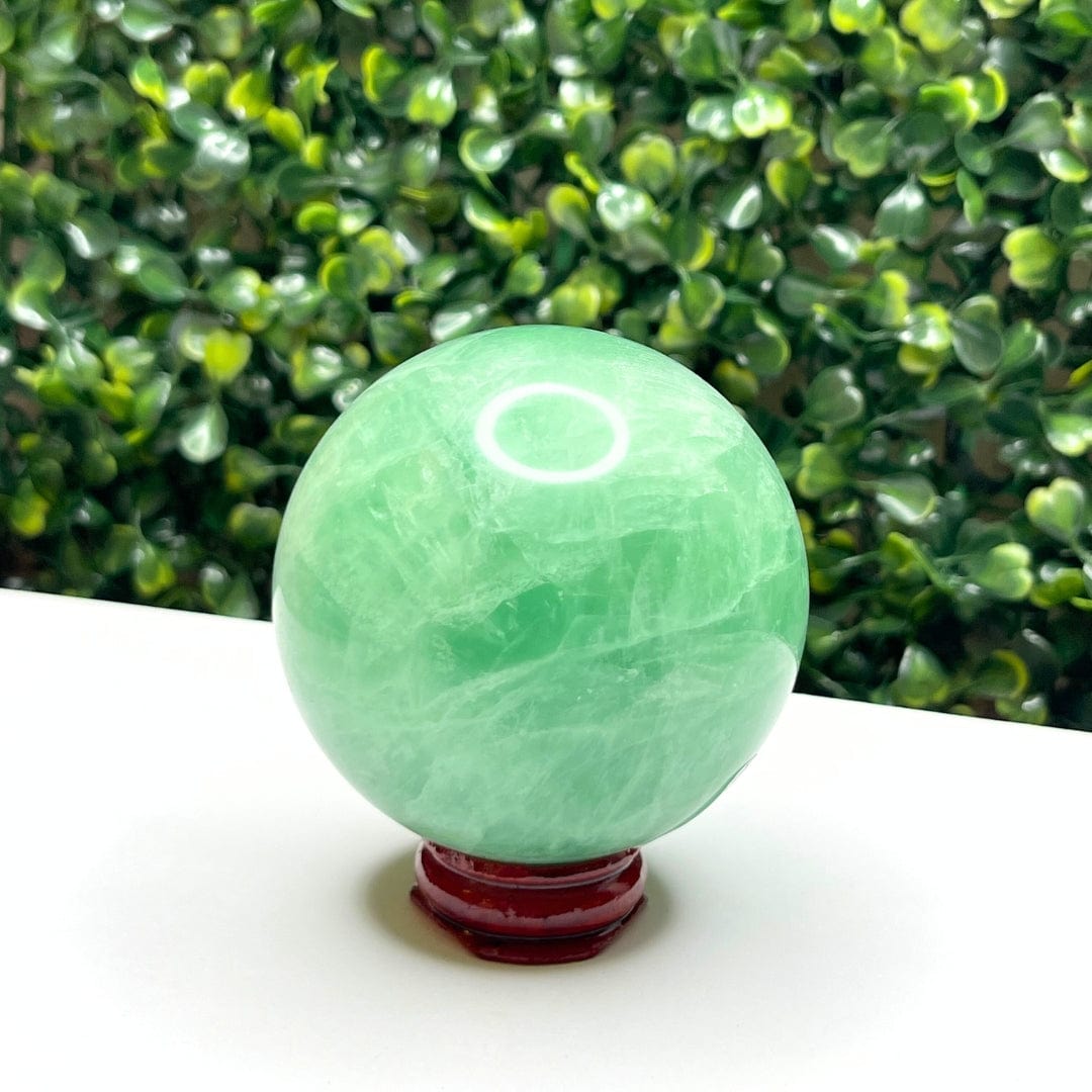 Sphère Pierre Fluorite Verte #3