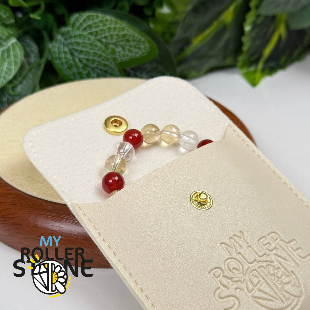 Bracelet Chemin de Vie 3 – Citrine, Cornaline & Cristal de roche
