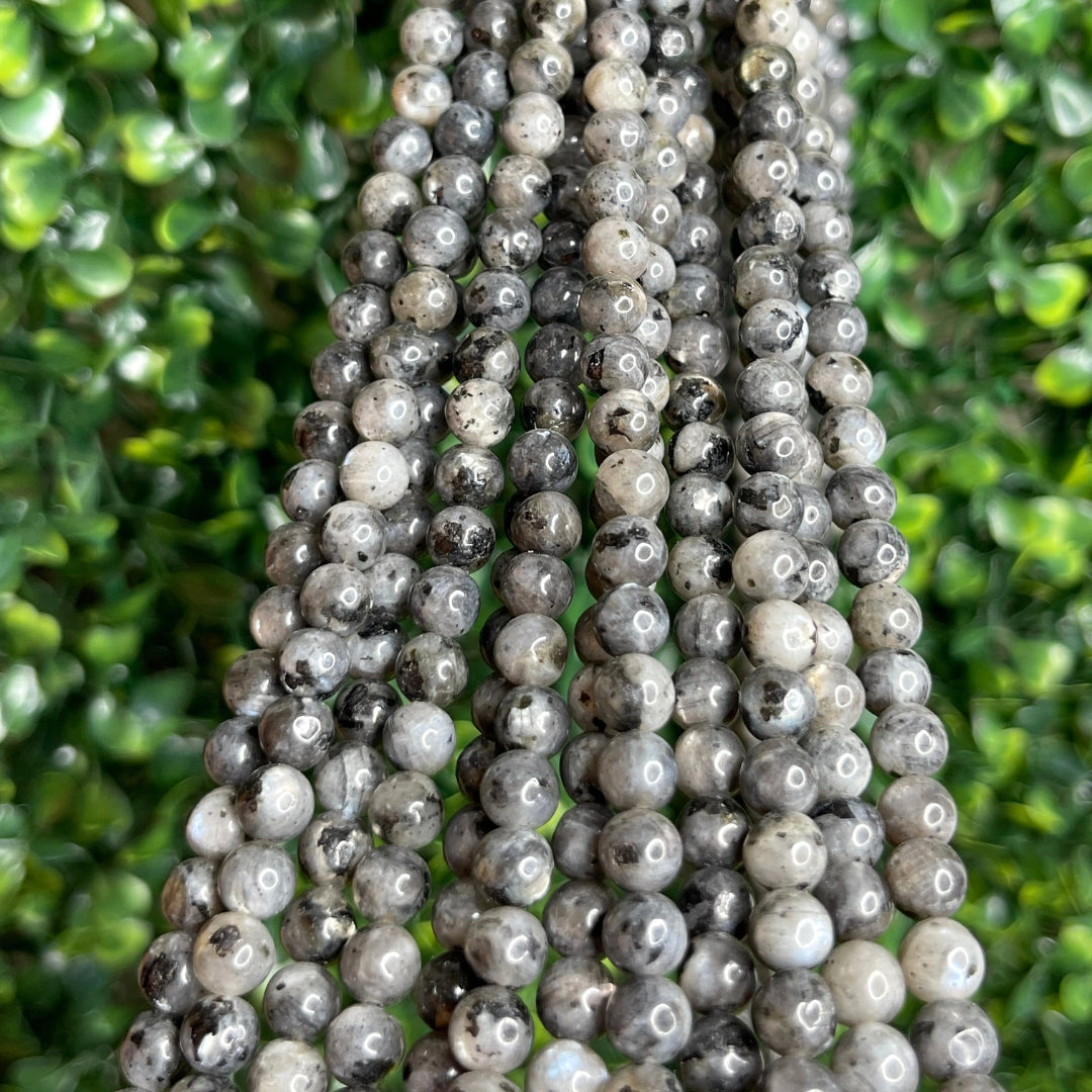 Perle Labradorite Noire (Larvikite) 10 MM