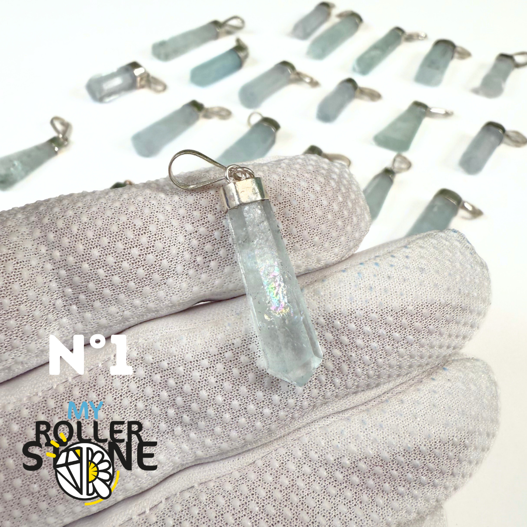 Pendentif Aigue-Marine et Argent