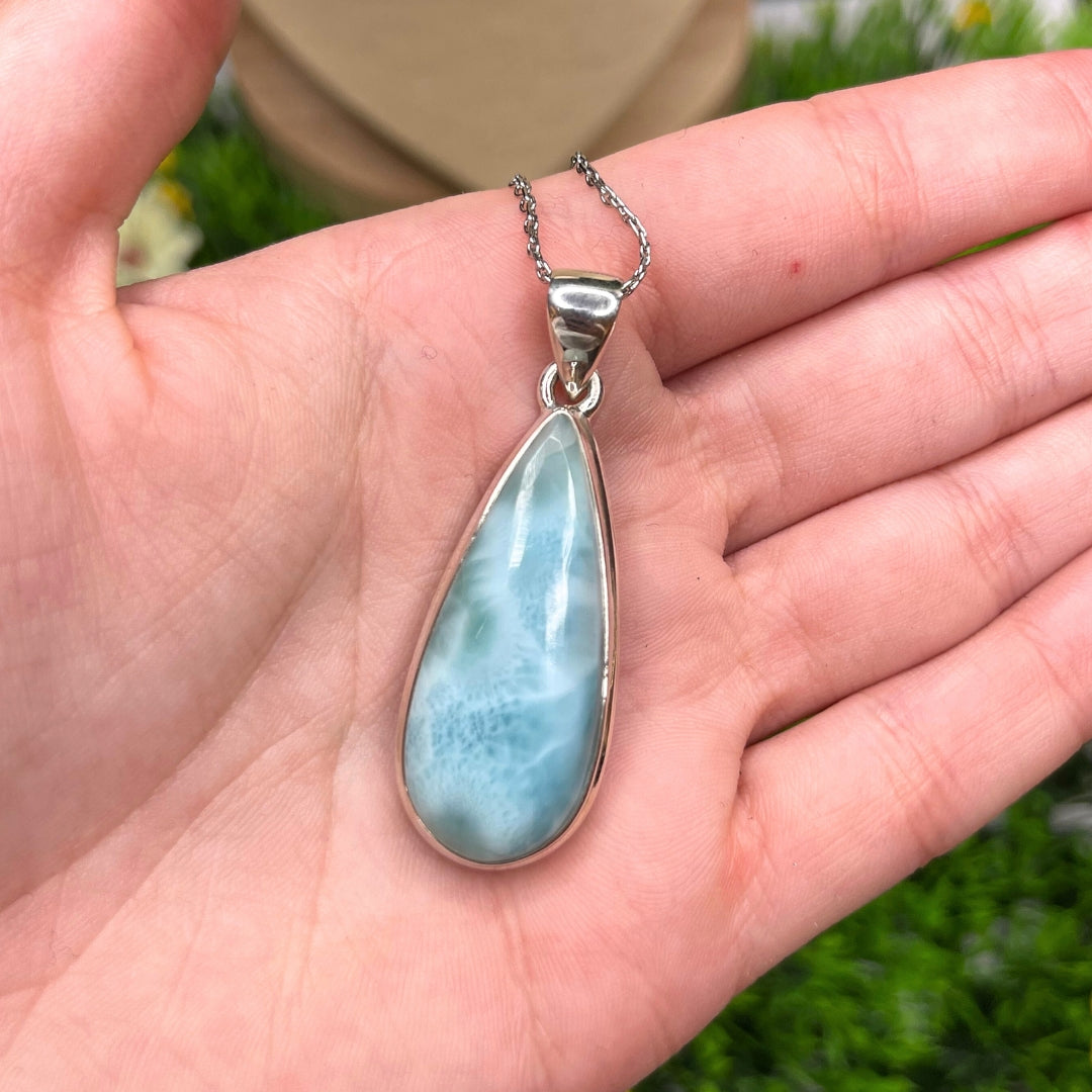 Pendentif Larimar Argent #2