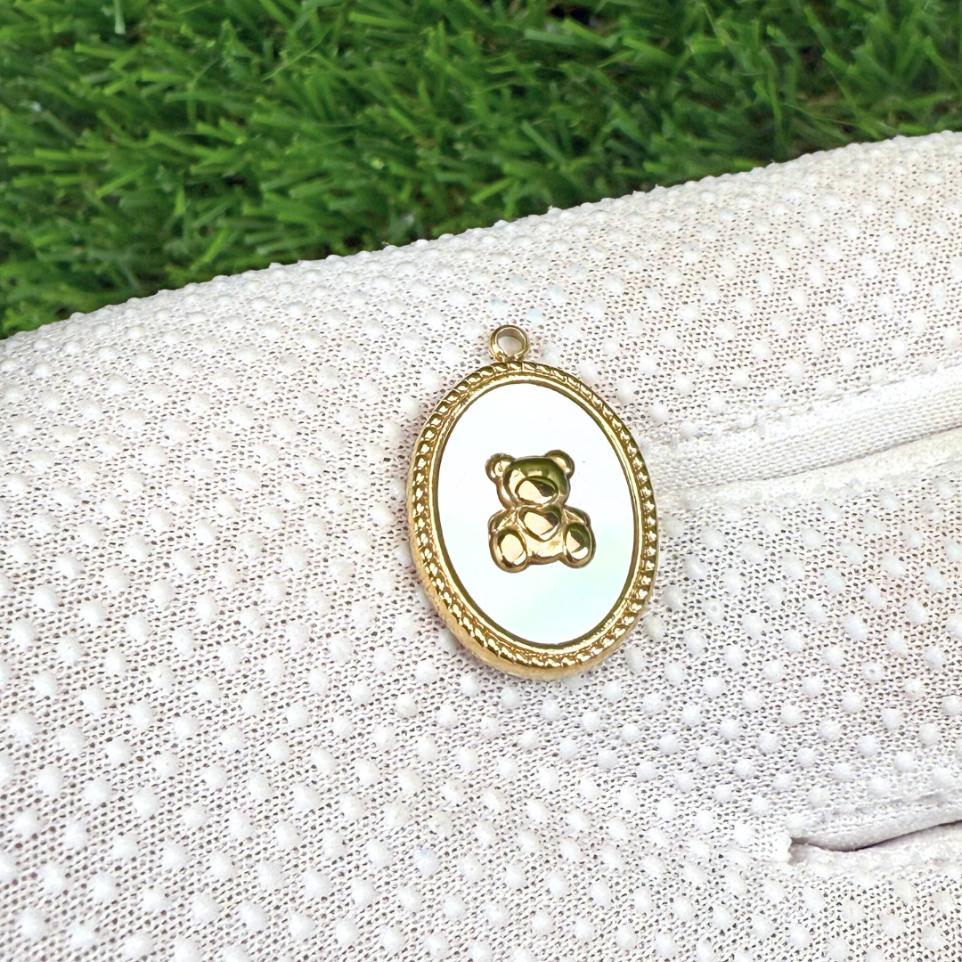 Pendentif Ourson et Nacre
