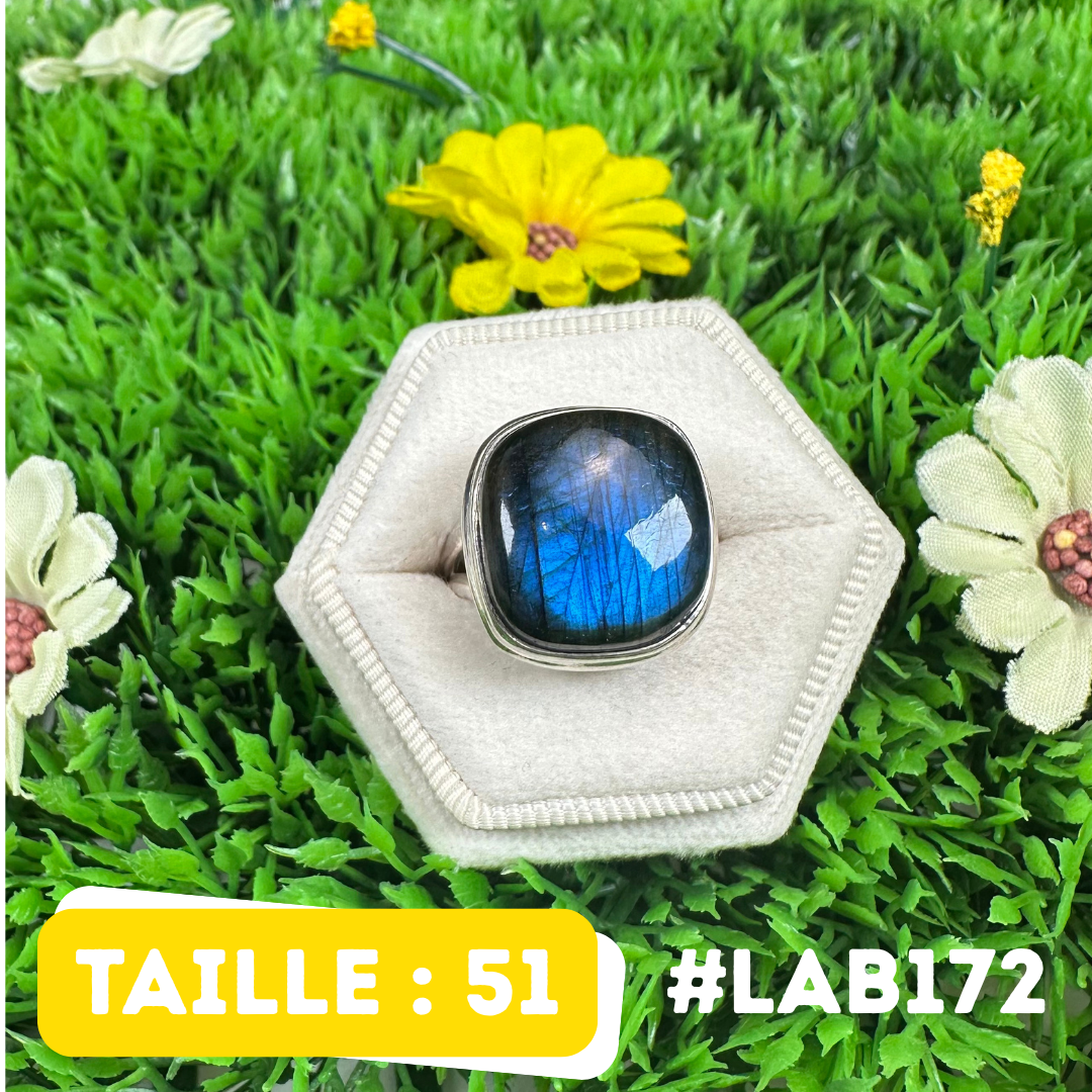 Bague Labradorite Bluefire #LAB172